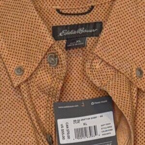 Eddie Bauer Button Up Short Sleeve Shirt NWT